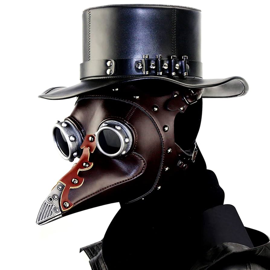 フェイスマスク 首輪ハロウィン コスプレ スチームパンク ゴスパンボンデージ Amazon.co.jp: ペストドクターマスクハロウィンコスチューム-PU